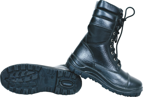 Boot High Ankle Rubber PU Sole