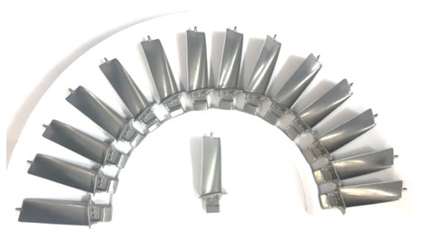 FREE POWER TURBINE BLADE CASTING