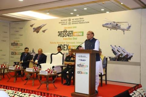 Raksha Navachar Samvaad Interaction with iDEX Startups - 1