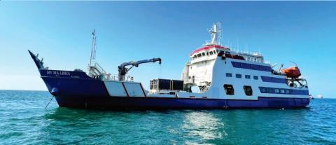 Oceanographic Going Passenger & Cargo Ferry