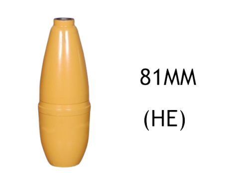 Ammunition Hardware Steel 81mm HE