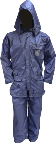 Rain Jacket with Integrated Hood & Trousers