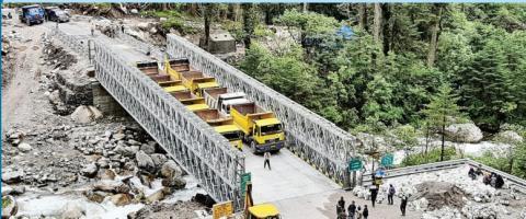 Double Lane Modular Steel Bridges