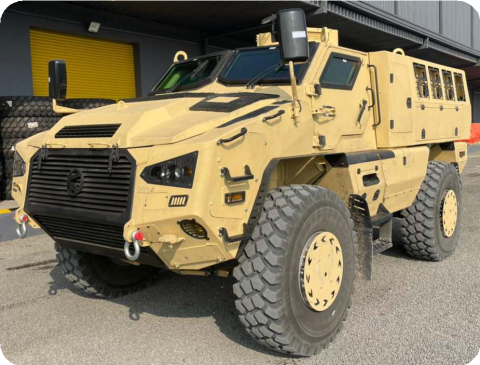 KM4 (Multi Role, Highly Dynamic Mine Protected Armoured Personnel Carrier)