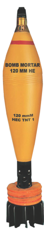 Bomb 120mm Mortar HE