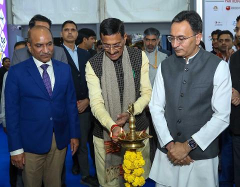 The Department of Defence Production Pavilion at the 44th IITF, held from 14–27 November 2025 at Bharat Mandapam, was jointly inaugurated by Hon’ble MoS for Commerce & Industry, Electronics & IT Shri Jitin Prasada, and Hon’ble Raksha Rajya Mantri Shri Sanjay Seth. Shri Sanjeev Kumar, Secretary (Defence Production), briefed the dignitaries on the latest advancements in India’s indigenous defence production ecosystem and the progress achieved under Aatmanirbhar Bharat. The Pavilion showcased cutting-edge land