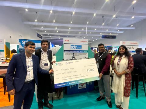 Dubai, UAE | India’s iDEX Startup Wins Robotics Challenge at Dubai Airshow 2025, Sagar Defence, an iDEX (Innovations for Defence Excellence) winner, secured the “Accelerating the Autonomous Robotics Revolution” challenge under the VISTA Track at Dubai Airshow 2025, winning a USD 5,000 prize for its autonomous systems concept. iDEX congratulated the team, noting that the achievement highlights India’s growing footprint in defence innovation.